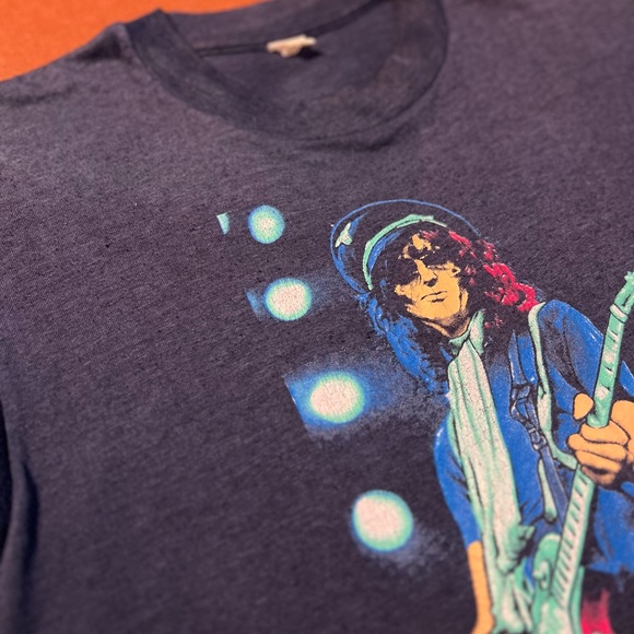 Vintage 80s Jimmy Page The Firm Tour T-Shirt - Picture 9 of 16